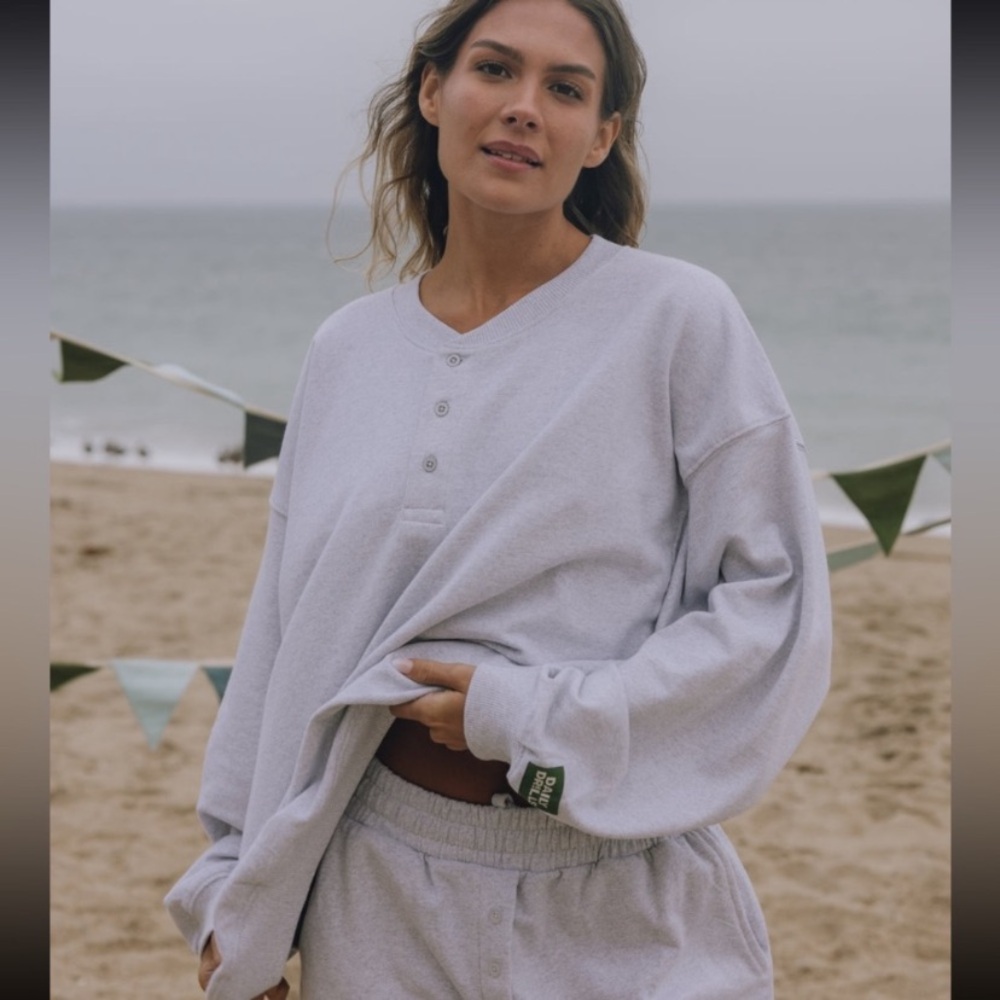 Daily drills Henley sweatshirt